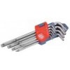 Sada kľúčov Torx EXTOL Premium zástrčné, Cr-V, 9ks, 6601