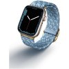 Remienok Uniq Aspen Designer Edition remienok pre Apple Watch 38/40/41mm modrý (UNIQ-41MM-ASPDECBLU)