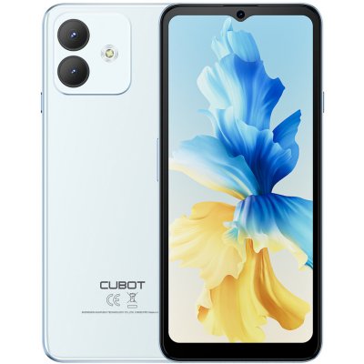 CUBOT Smartfón Cubot Note 40, mobilný telefón, modrý, 12 GB RAM (6 GB + 6 GB rozšírená) + 256 GB ROM, 50 MP hlavný fotoaparát, 6,56-palcový 90 Hz displej, 5200 mAh batéria, GPS CUBOT