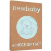 Dojčenská súprava do pôrodnice New Baby Sweet Bear béžová Farba: Modrá, Veľkosť: 62 (3-6m)