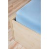 AMIDO-EXQUISIT Svetlomodrá plachta na posteľ Jersey Superstretch Rozmer: 200/220 x 200 cm W1_511