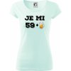 Je mi 60 pivo - Dámske tričko Pure - S ( Frost )