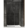 New Trendy Prime Black sprchové dvere 130 cm posuvné čierna matná/priehľadné sklo D-0323A