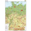 Nemecko (100x140 cm – 1:700000), nástenná, fóliovaná, lištovaná