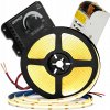 LED Neon COB pásik 12V 5m 4000K NEUTRÁLNA + ZDROJ 60W + OVLÁDAČ - SET