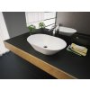Aquatek DAISY oválne umývadlo z liateho mramoru 59x14x39 cm A1592802