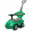 Detské odrážadlo s vodiacou tyčou 3v1 Baby Mix Mega Car zelené
