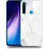 Picasee silikónový prehľadný obal pre Xiaomi Redmi Note 8 - White tile