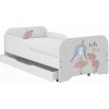 Detská posteľ s matracom a zásuvkou, PRINCESS