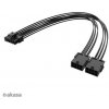 AKASA - PCIe 12-Pin na Dual 8-Pin adaptér AK-CBPW27-30BK Akasa