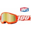100% Okuliare 100% STRATA 2 Orange Prevedenie: zrkadlové sklo - zlaté