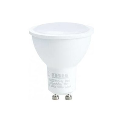 LED žiarovka Tesla bodová, 7W, GU10, teplá biela (GU100730-4)