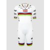 PISSEI Cyklistická kombinéza - TADEJ POGACAR WORLD CHAMP ROAD - biela L