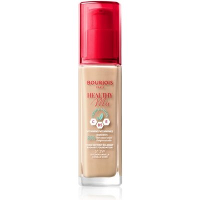 Bourjois Healthy Mix rozjasňujúci hydratačný make-up 24h 51.2W Golden Vanilla 30 ml