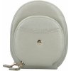 Malá dámska kožená crossbody kabelka strieborná - Hexagona Vuerix strieborná