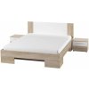 Helvetia Vera 81 dub sonoma svetlá / biela drevo 259 cm x 85 cm x 205 cm