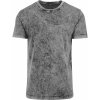 Build Your Brand pánske tričko Acid Washed šedé čierne