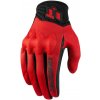 ICON rukavice ANTHEM 2 black/red - 3XL