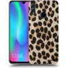 Picasee silikónový čierny obal pre Honor 10 Lite - Brown Tiger