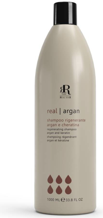 RR Line Argan Star šampón pre chemicky ošetrované vlasy 1000 ml