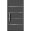 Splendoor Hliníkové vchodové dvere Moderno M480/P, antracitová metalíza, 110 Ľ