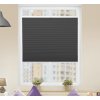FOA Plisé roleta, s profilom Classic, Tieniaca, Antracit, P 10798 , 85 x 60 cm