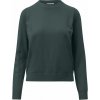 Dámsky pletený sveter s.Oliver, KNITTED PULLOVER tmavo zelená 36