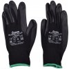 Pracovné rukavice BUNTING BLACK EVOLUTION, Červa, pletené, bezšvové, polyuretánový povlak v dlani, EN 388(4131X), čierna. Veľkosť: 9 / L Všestranné pracovné rukavice do priemyslu, elektroniky a na bež