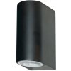 Searchlight Searchlight 8008-2BK-LED - Vonkajšie nástenné svietidlo LEDO 2xGU10/6W/230V IP44 SR0205 + záruka 3 roky zadarmo