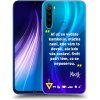 Picasee silikónový prehľadný obal pre Xiaomi Redmi Note 8 - Kazma - SVĚT PATŘÍ TĚM, CO SE NEPOSEROU