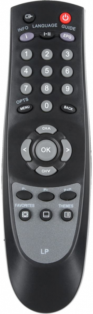 Diaľkový ovládač Cabletech TUNER C+