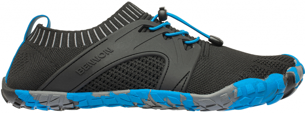 Bennon voľnočasová obuv barefoot čierno-modrá