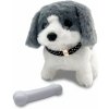 Alltoys Mazlíci pejsek Punťa šedobílý