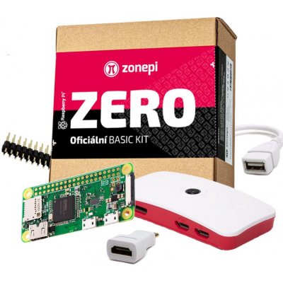 Súprava s Raspberry Pi Zero W + krabica + príslušenstvo