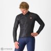Castelli SQUALL SHELL bunda, svetlá čierna XL