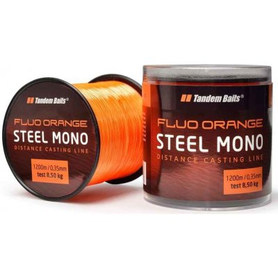 Steel Mono Fluo orange Tandem Baits 600m 0,35mm 8,1kg
