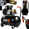 PROFESIONÁLNY OLEJOVÝ KOMPRESOR BLACK 50 L, VÝKONNÝ, 2,8 KW