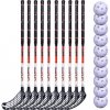 MPS Flash Junior set oranžová / čierna, 85cm (=95cm), 4x ľavá + 6x pravá, (9 - 12 rokov)