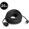 Predlžovačka čierná 16A/250V 20m