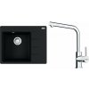 Franke SET G249 O 114.0700.681 - Set drez CNG 611-62 TL/2 onyx + batéria FS 3230.031 chróm