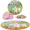 Puzzle Okrúhle 150 dielov boppi - Jednorožec BRP009