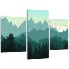 Obraz do obývačky - hory (Obraz 90x60cm)
