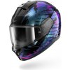 SHARK prilba RIDILL 2 Reptaia black/violet/glitter - S