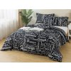 XPOSE® Mikrosaténové obliečky DORA - čierne 140x200 cm, 70x90 cm, Mikrosatén + Predĺžená možnosť vrátenia tovaru do 50 dní
