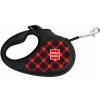 Wau Dog Vodítko samonavíjacie TARTAN XS, 3 m/12 kg
