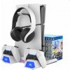 iPega PlayStation 5 Slim, Dualsense, Pulse 3D dock w cooling, vystavený, záruka 21 mesiacov PG-P5S023