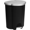 Curver Trio Pedal bin 40 L černý pedálový odpadkový kôš (254540)