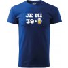 Je mi 40 pivo - Tričko extra veľké (5-8XL) - 5XL ( Kráľovská modrá )