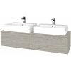 Dreja Kúpeľňová skrinka MODULE SZZ12 140 umývadlo Kube - D05 Oregon / D05 Oregon