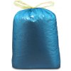 Vrecia na odpad LDPE zaťahovacie 70 × 100 cm 120 l modré 10 ks